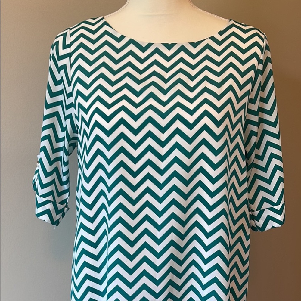 Whisper Chevron Dress